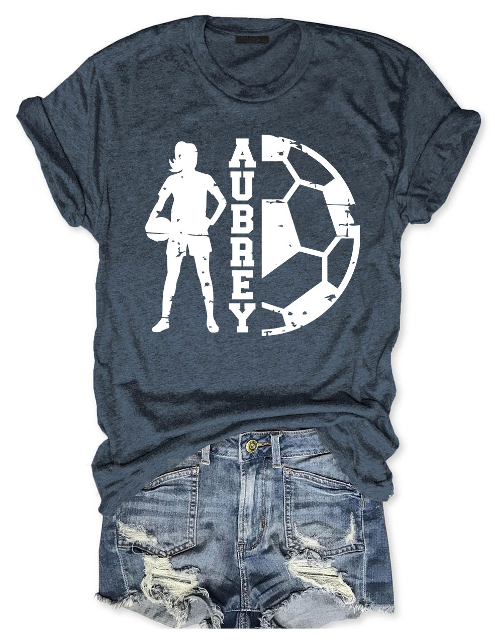 Girls Football Custom T-shirt