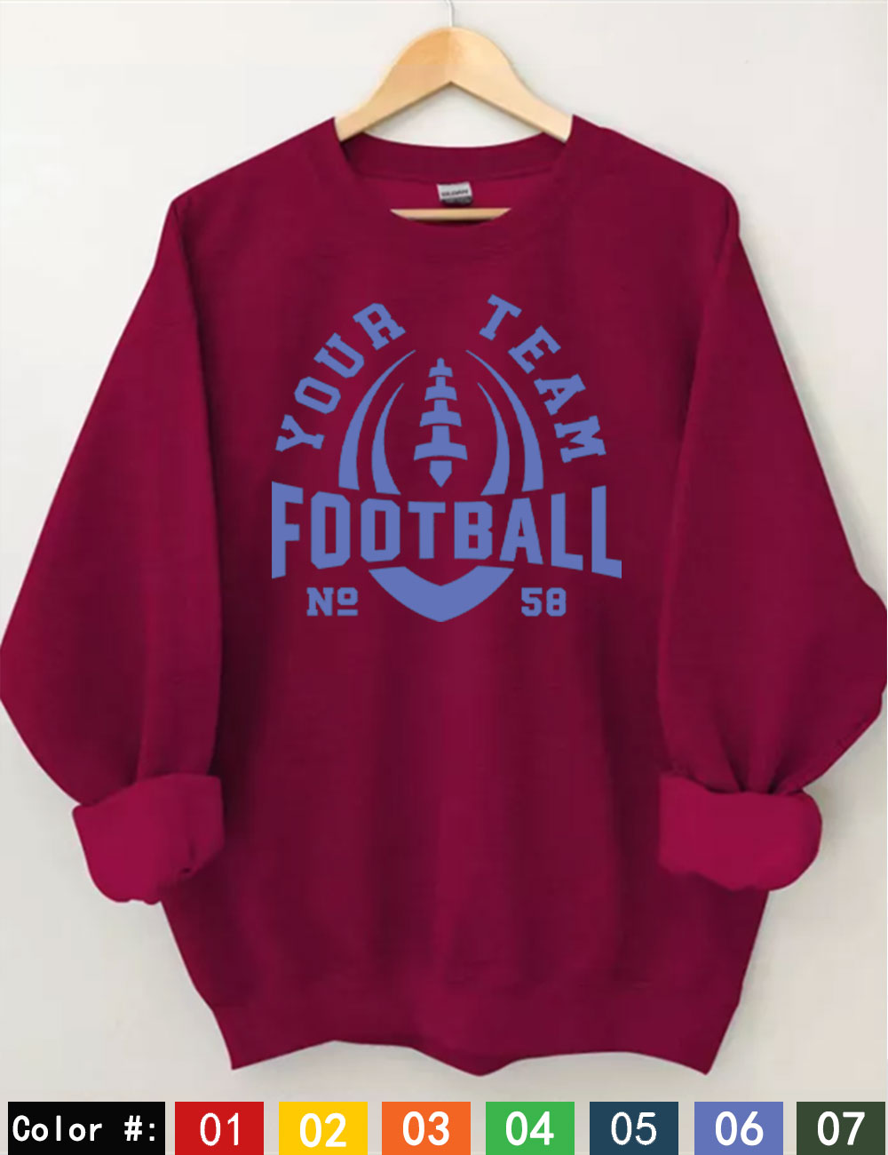 Football Custom Sweatshirt
