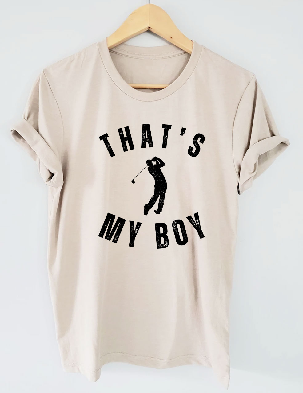 Custom That's My Boy Golf T-shirt