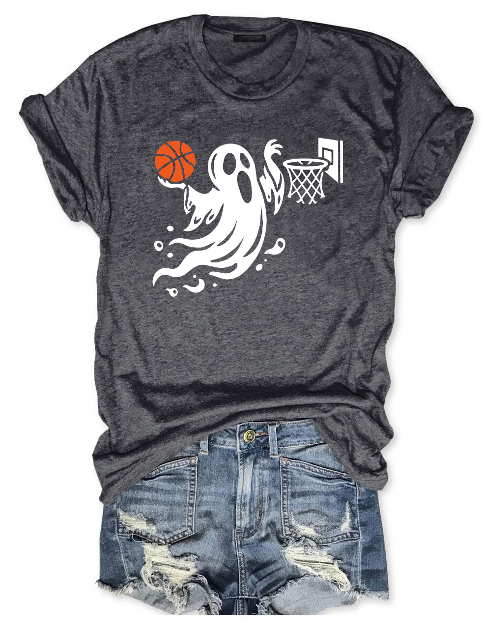 Funny Halloween Basketball T-shirt