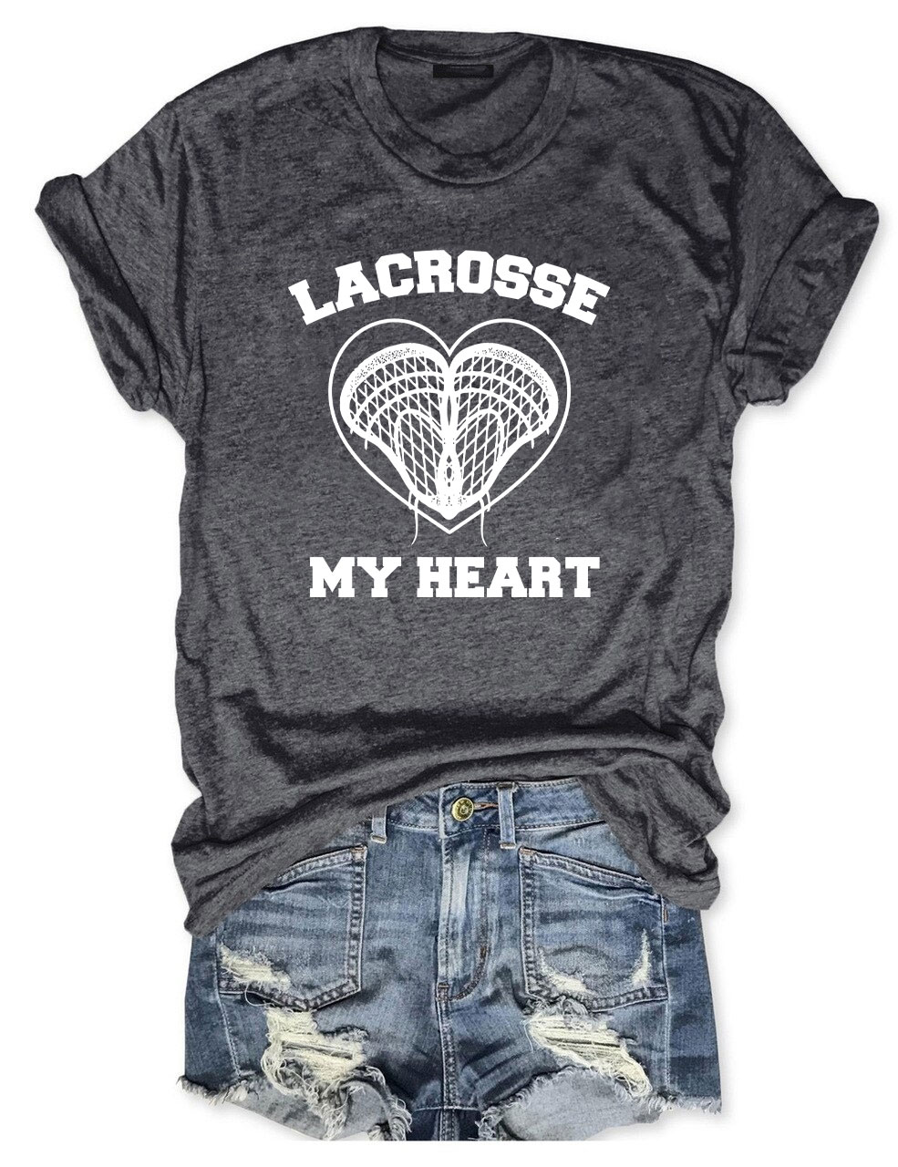 Lacrosse My Heart T-shirt