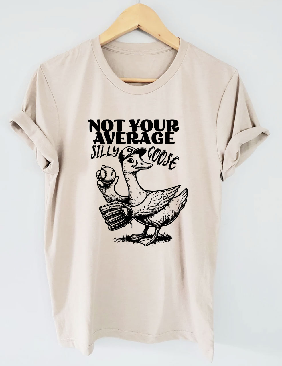 Not Your Average Silly Goose Funny Tennis T-shirt