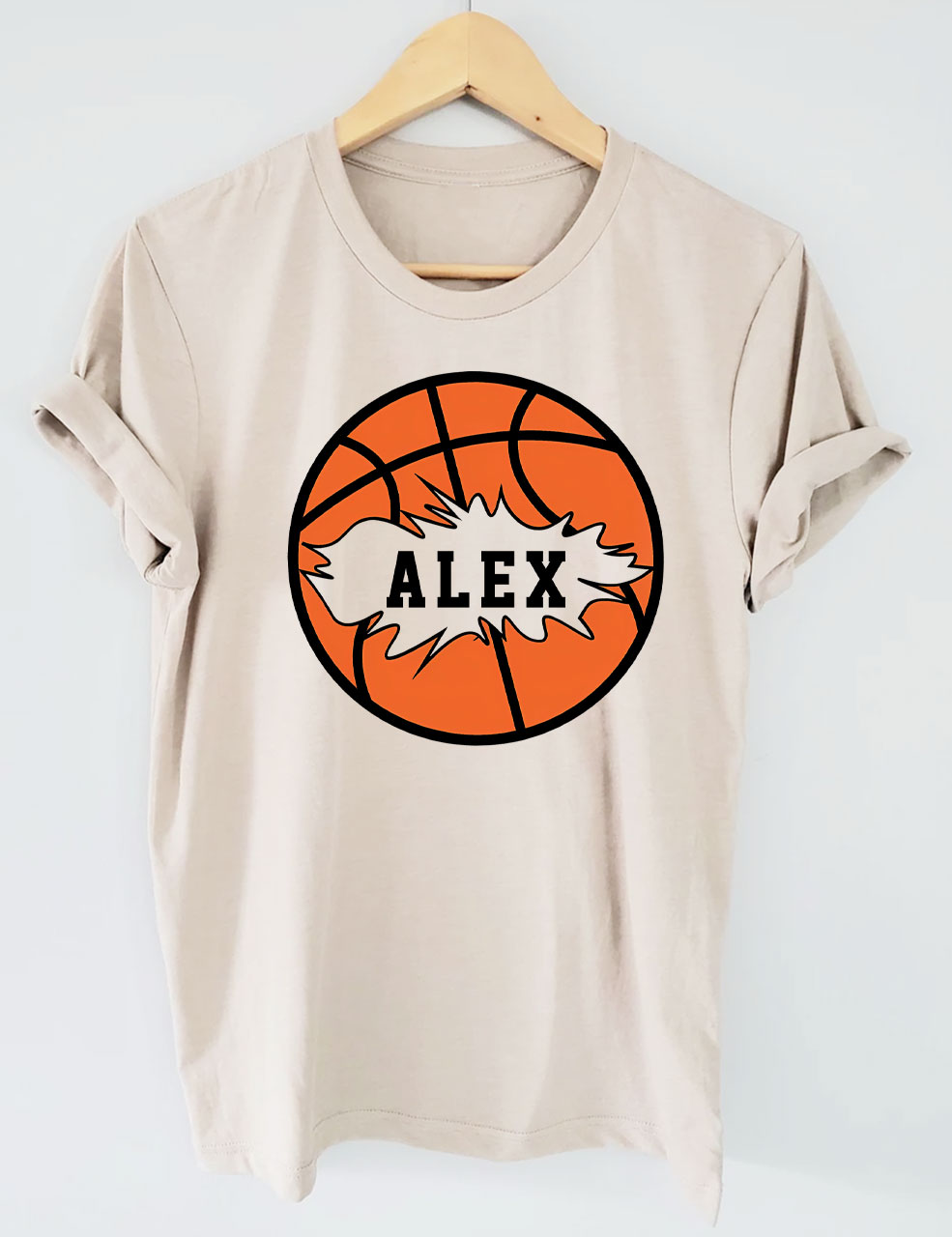 Custom Basketball  T-shirt