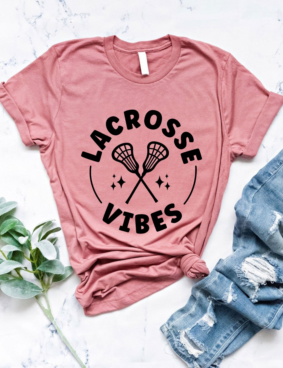 Lacrosse Vibes Funny T-shirt
