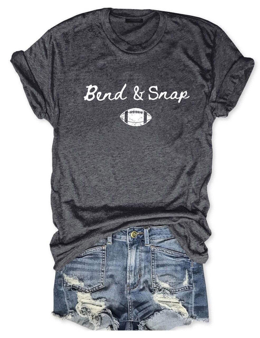 Bend and Snap Funny Football T-shirt