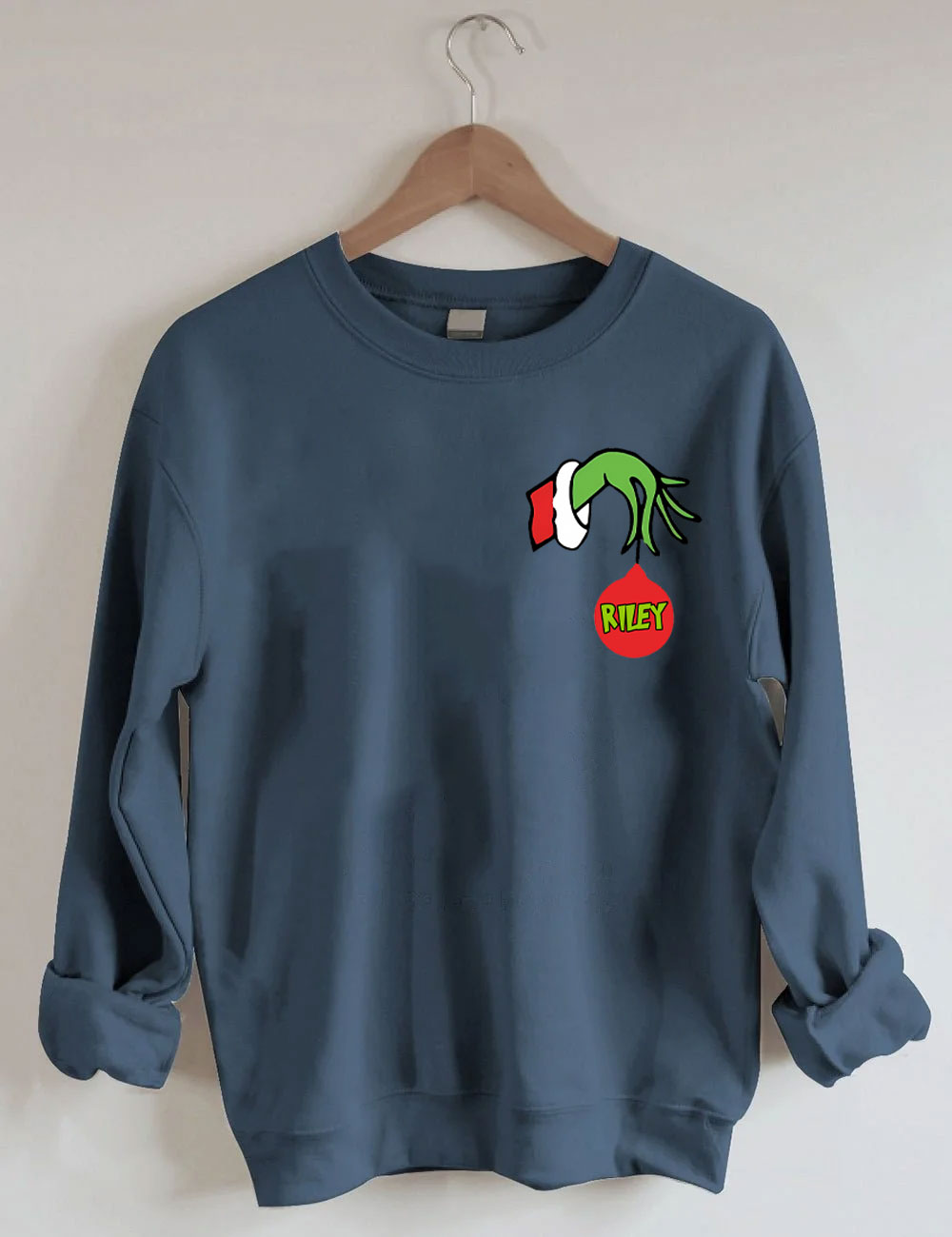 Custom Name Grinch Family Sweatshirt