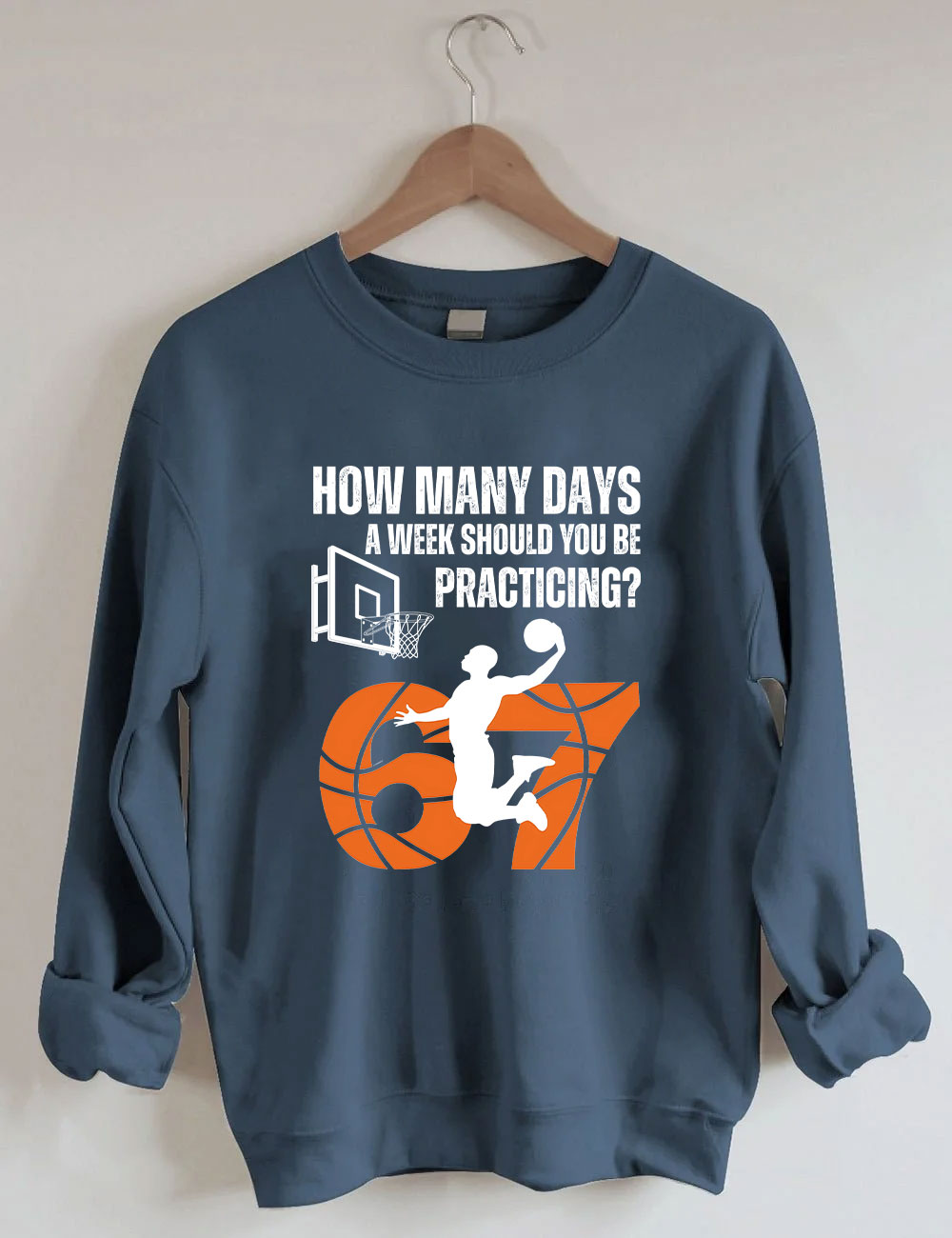 How Many Days 67 Meme Basketball Funny Sweatshirt