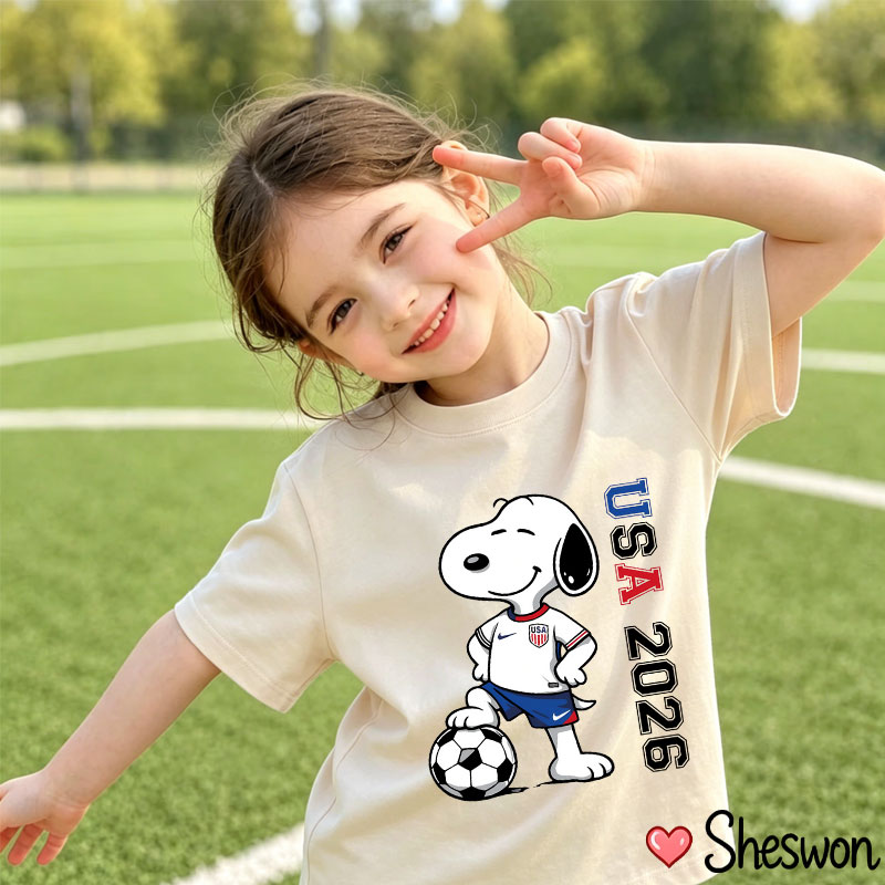 USA 2026 Football Winner Kids T-Shirt