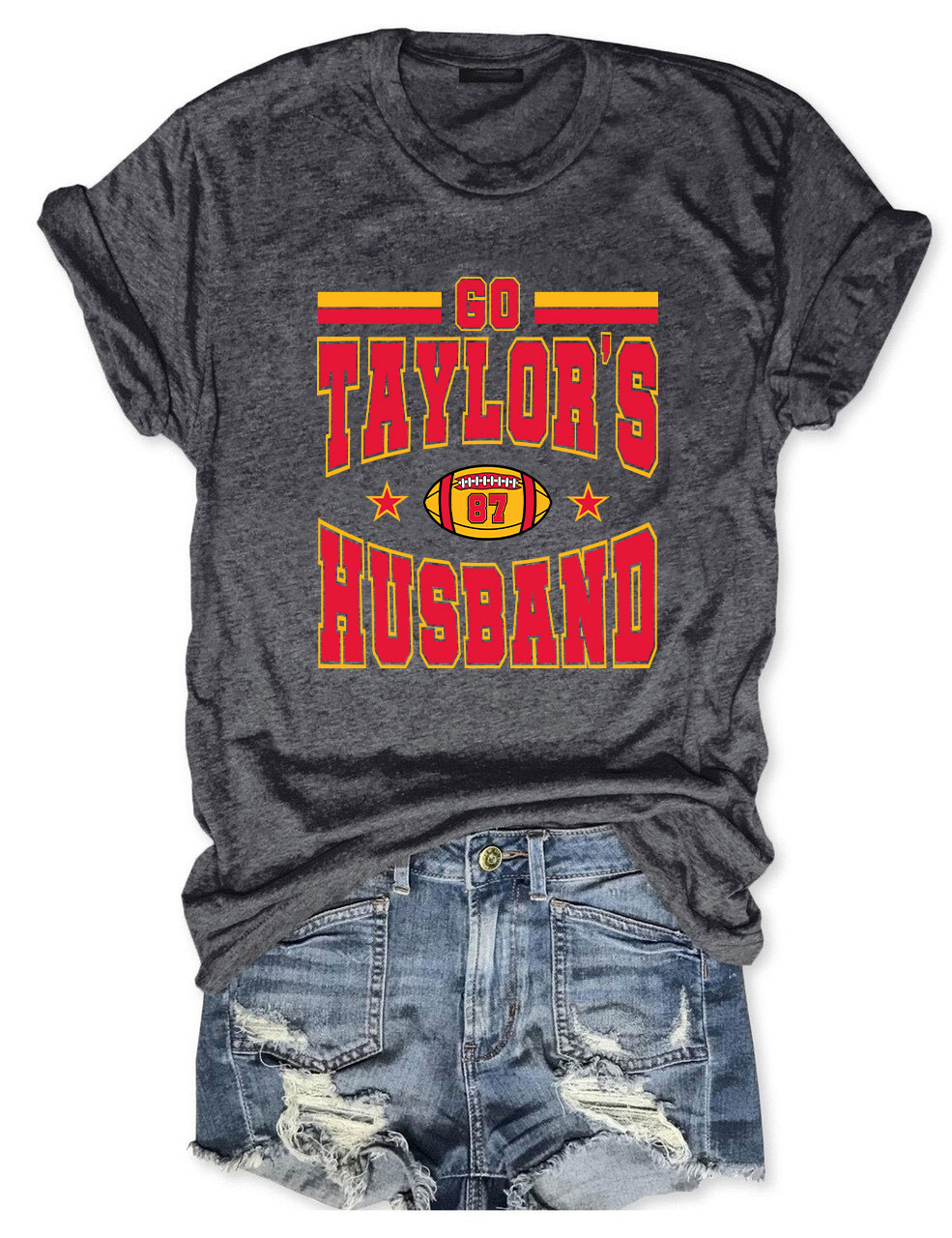 Go Taylor's Husband  Kansas City Football T-Shirt