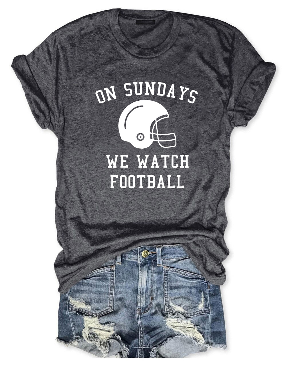 On Sundays We Watch Football T-Shirt