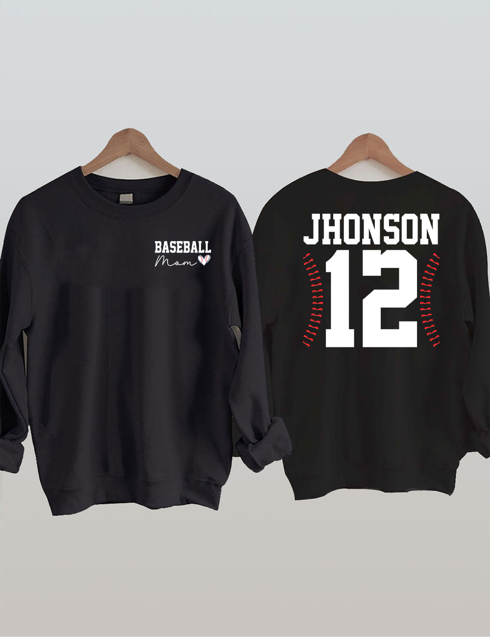 Custom Baseball Mom Sweatshirt
