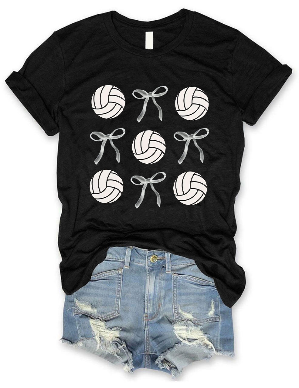 Volleyball Bows T-shirt