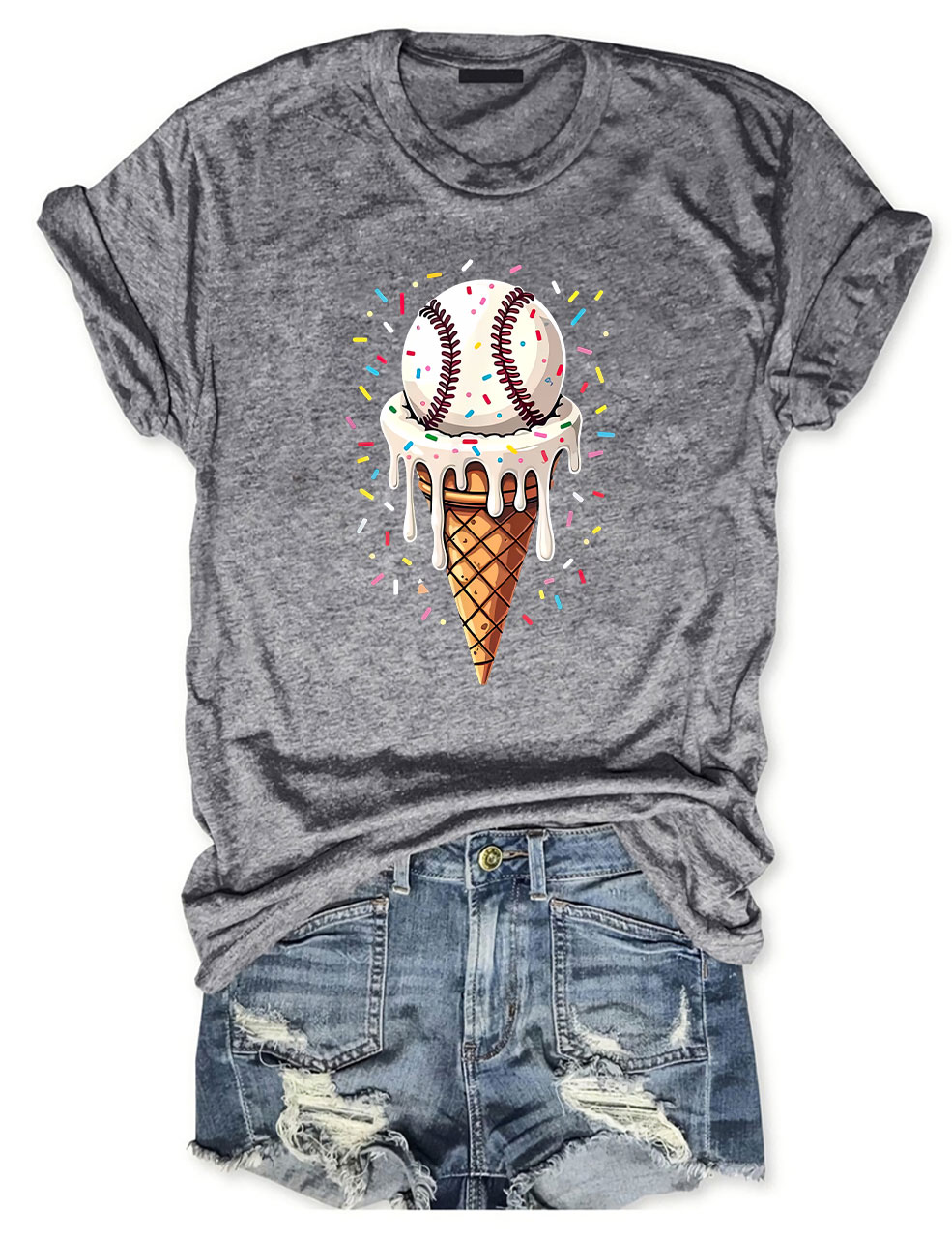 Baseball Ice Cream T-shirt