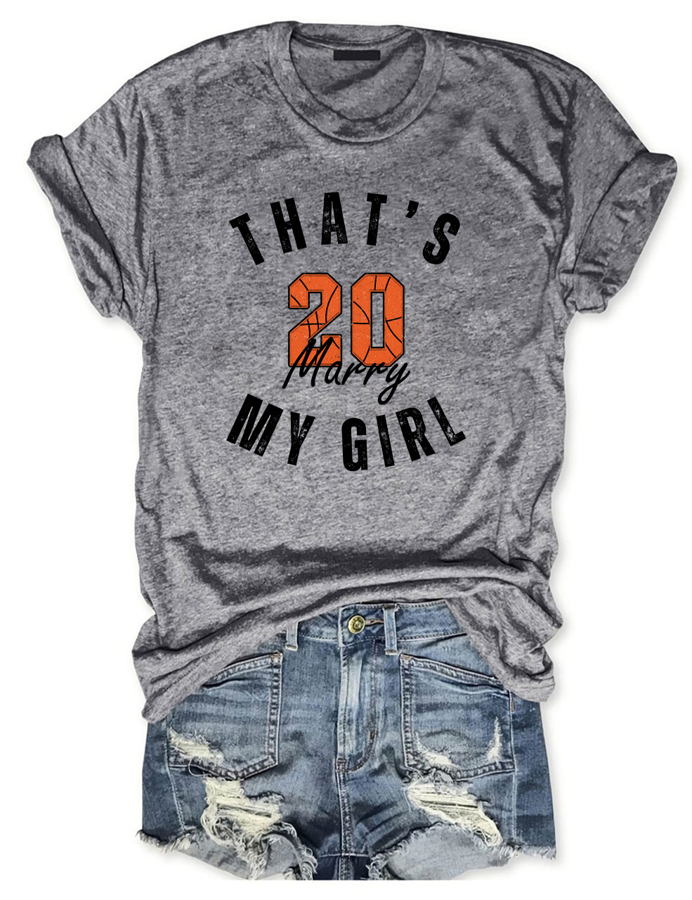 Custom That's My Girl Basketball T-shirt