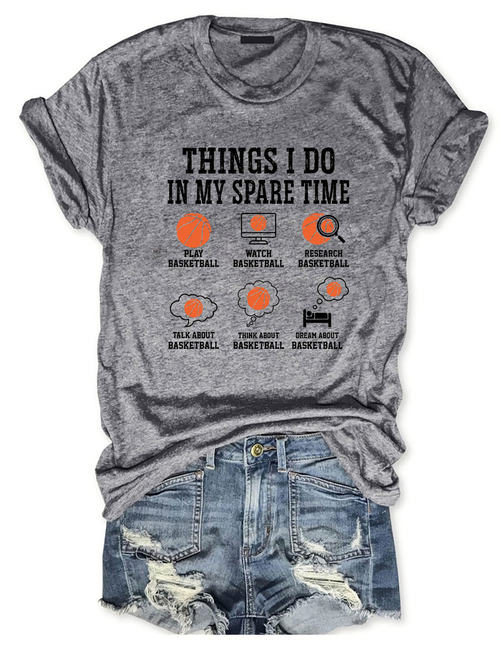 Basketball Things I Do In My Spare Time T-shirt