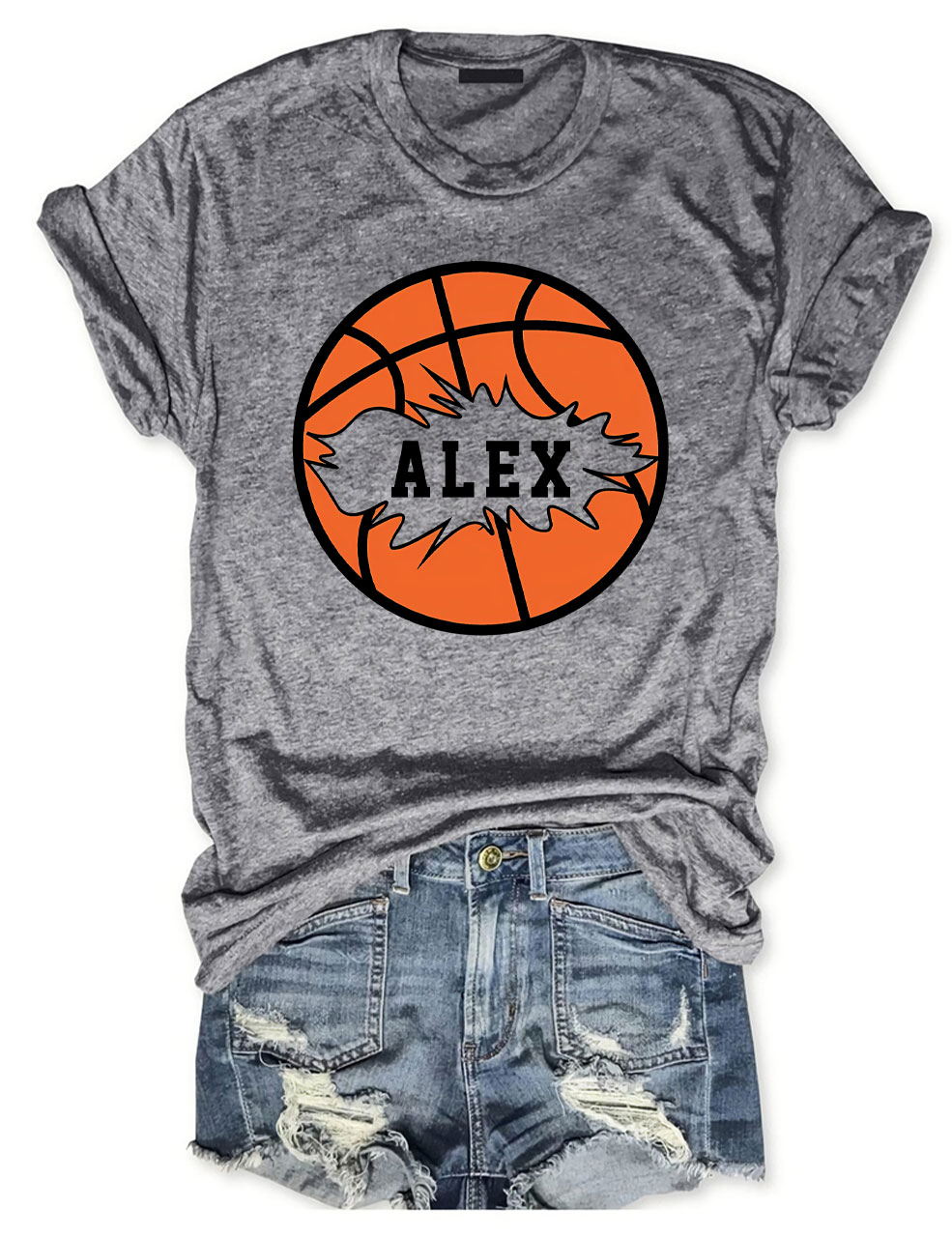 Custom Basketball  T-shirt