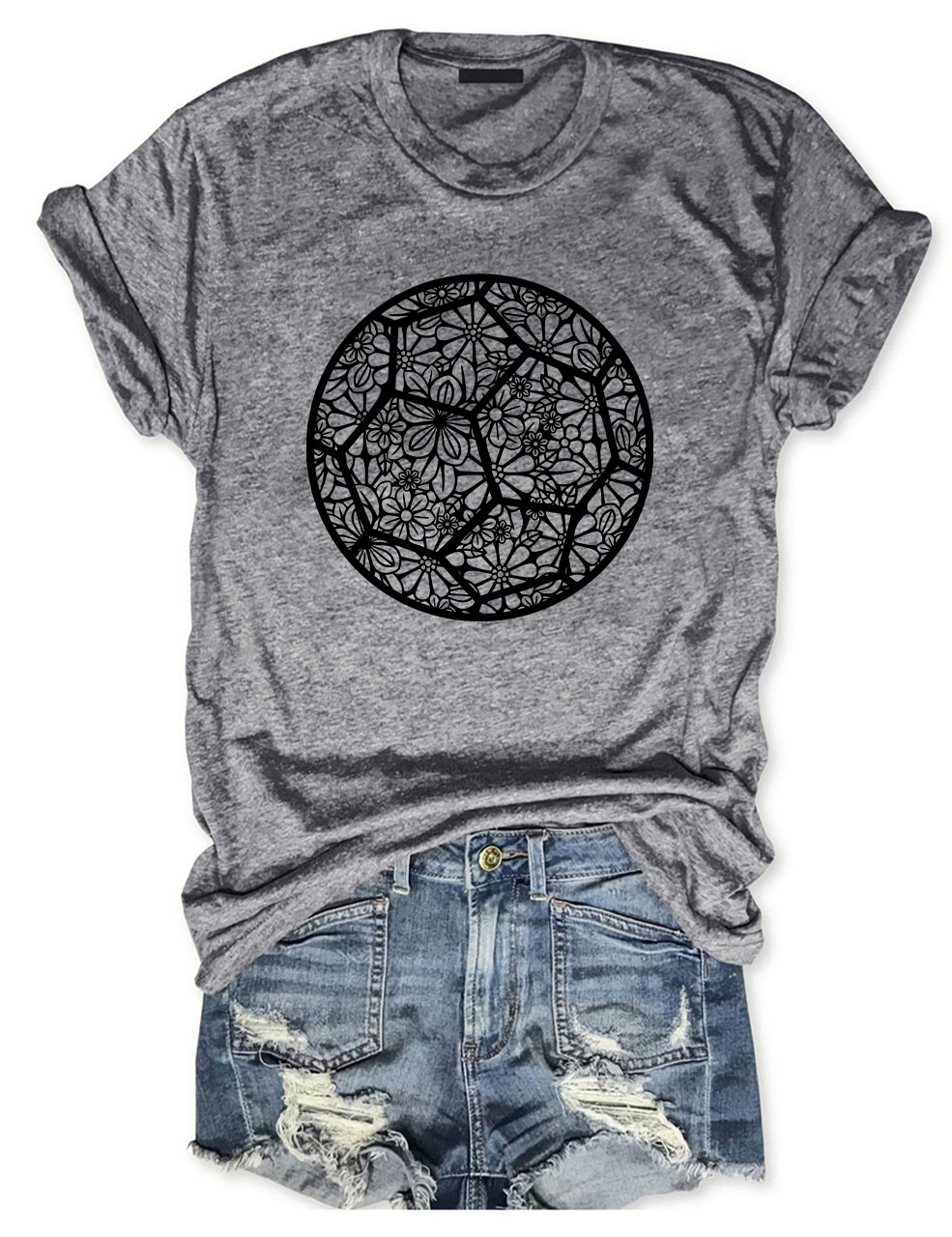 Floral Soccer T-shirt