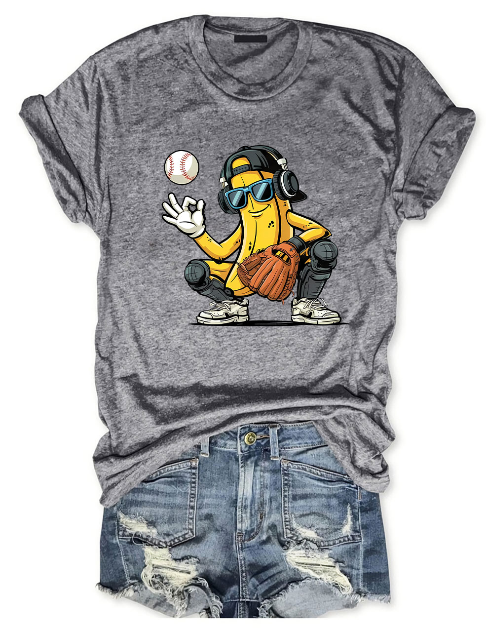 Funny Banana Baseball T-Shirt