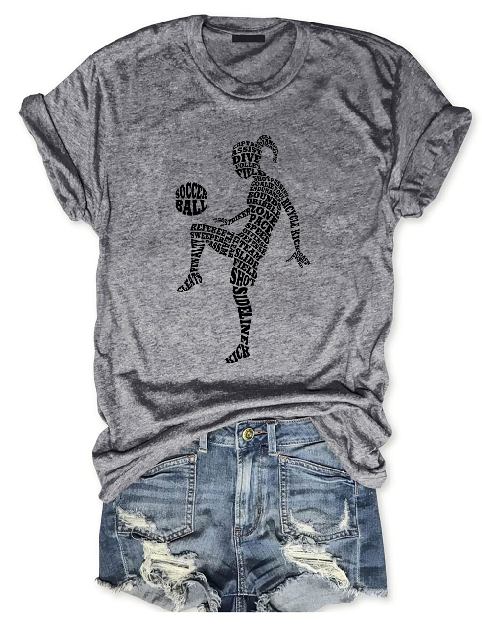 Soccer Player Girls' T-Shirt