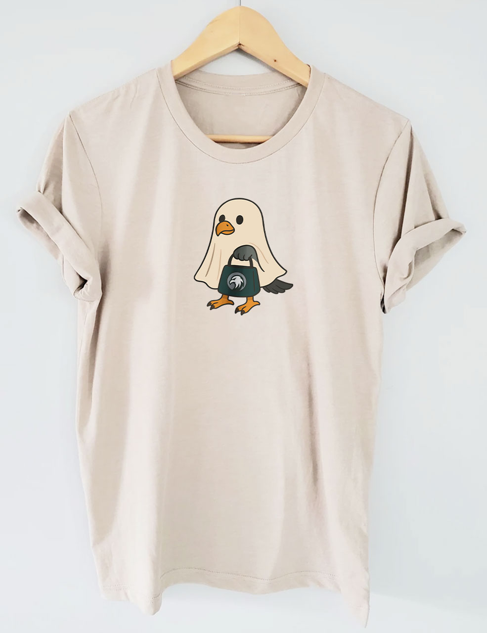 Halloween Ghost Philadelphia Football T-Shirt