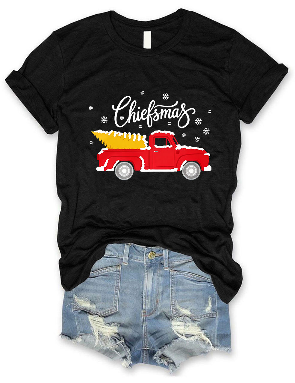  Kansas City Game Day Christmas Football T-Shirt