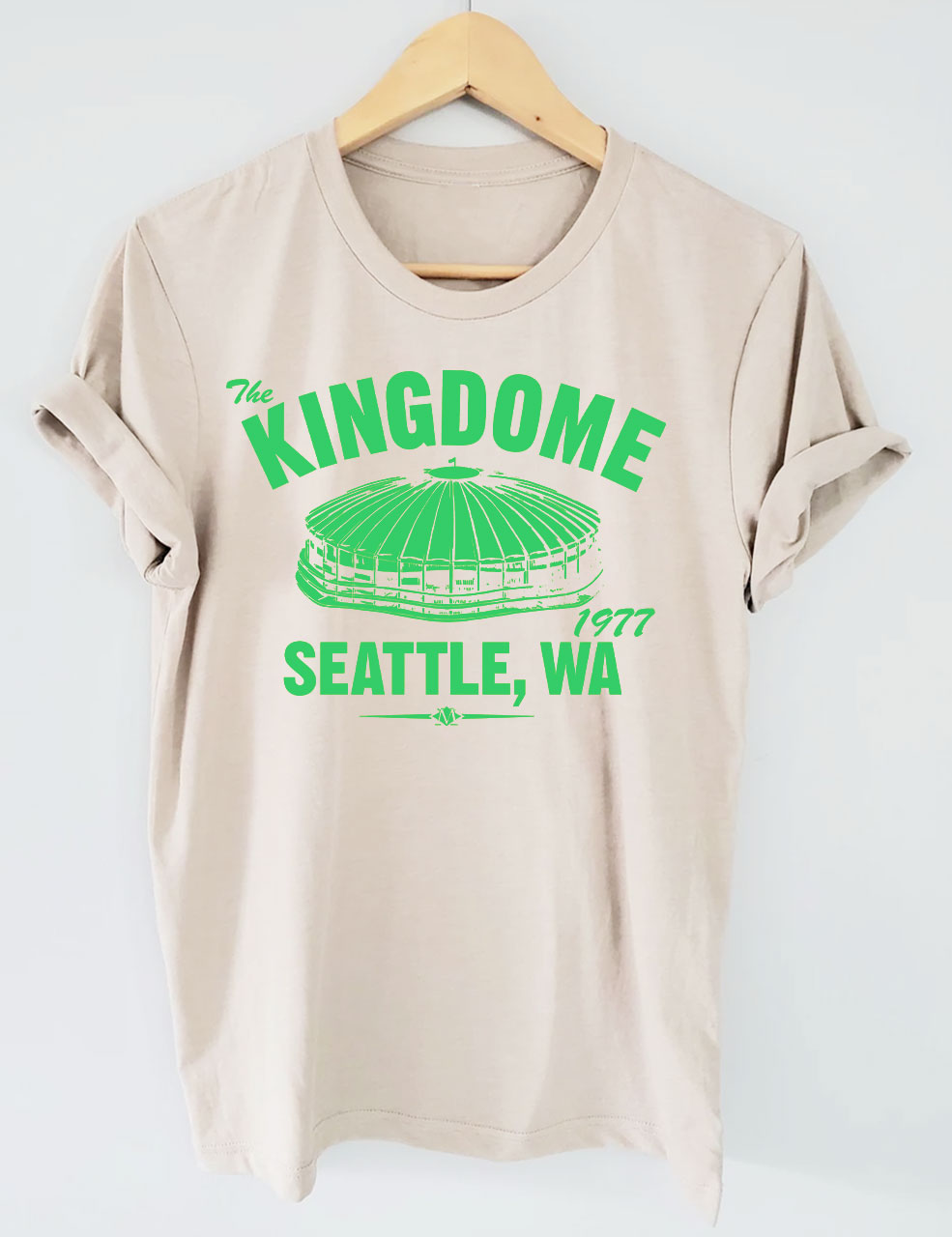 The Kingdome 1977 Baseball T-shirt