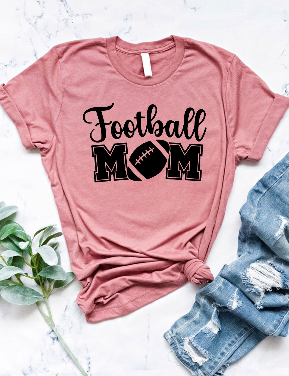 Football Mom Custom T-shirt
