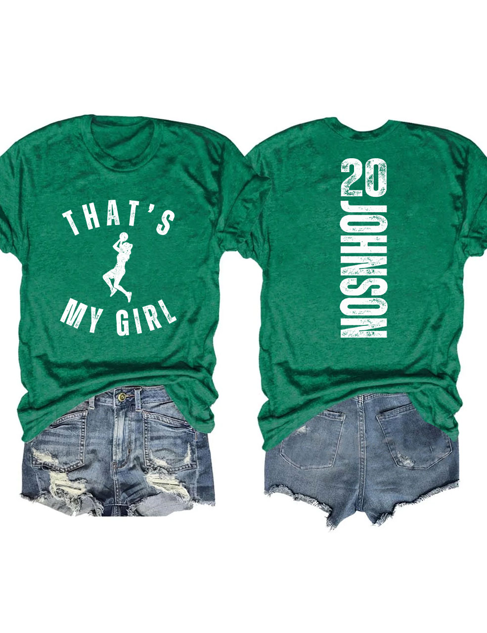 Custom That's My Girl Basketball Mom T-shirt