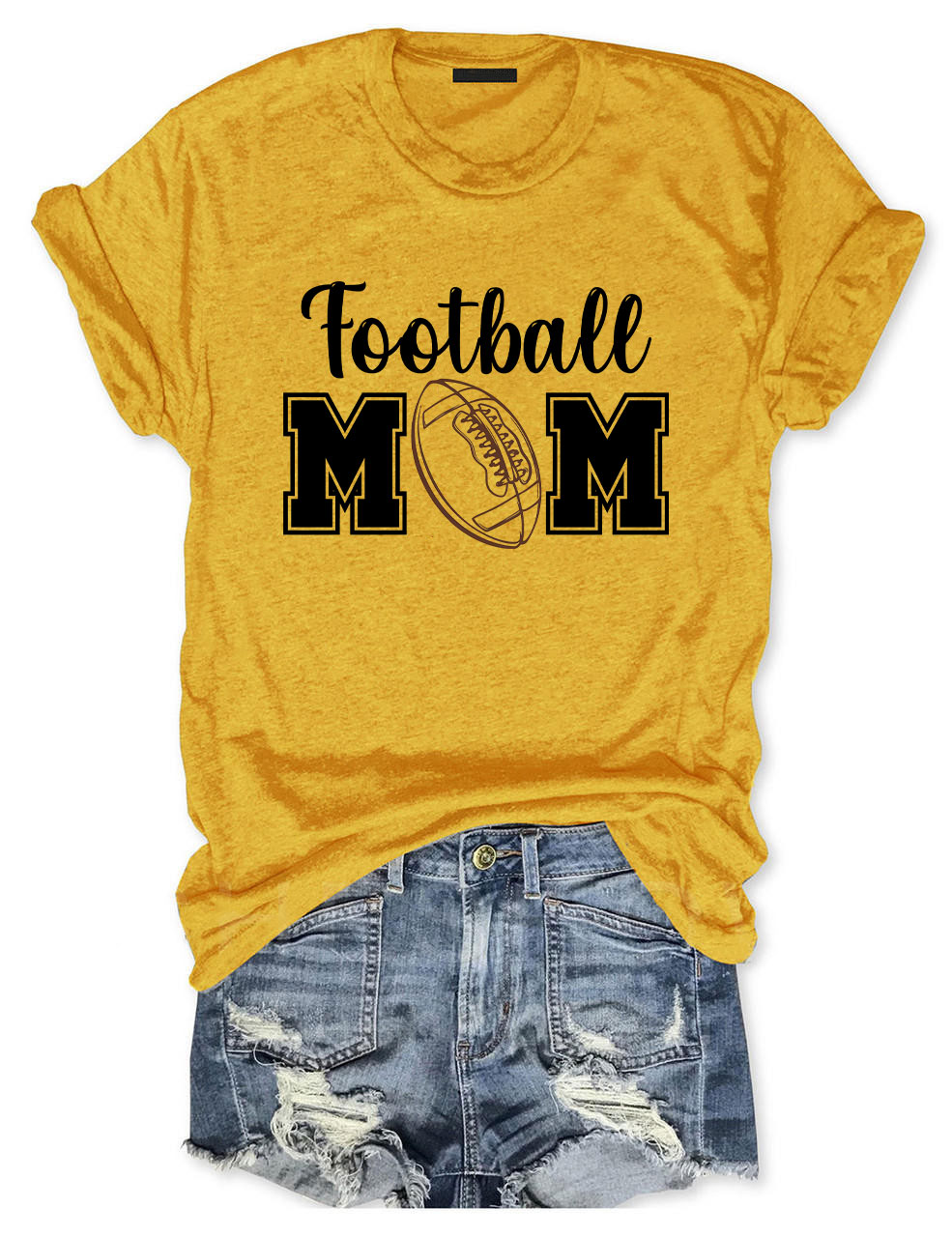 Custom Football Mom T-shirt