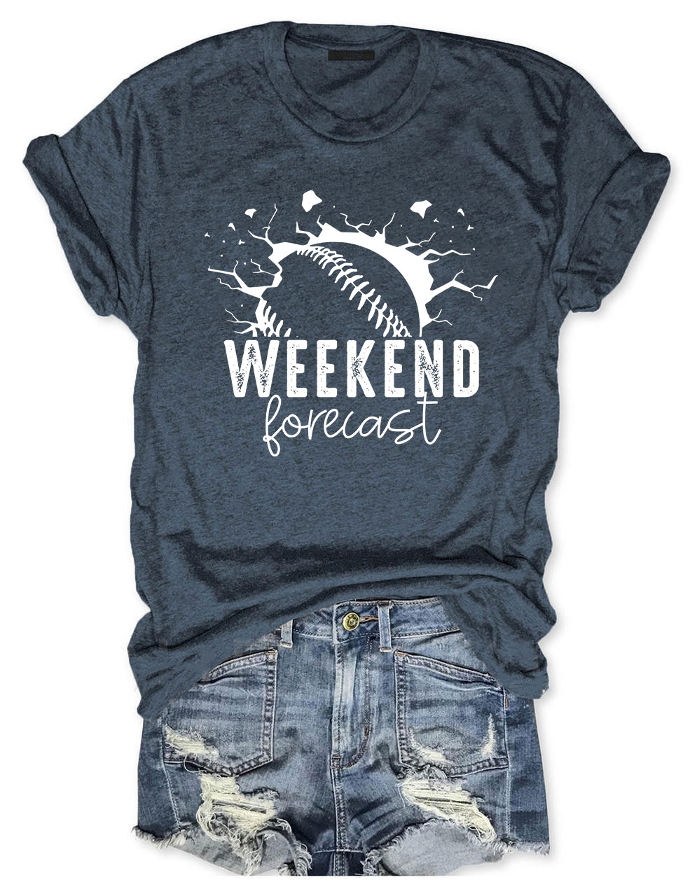 Weekend Forecast Softball T-shirt