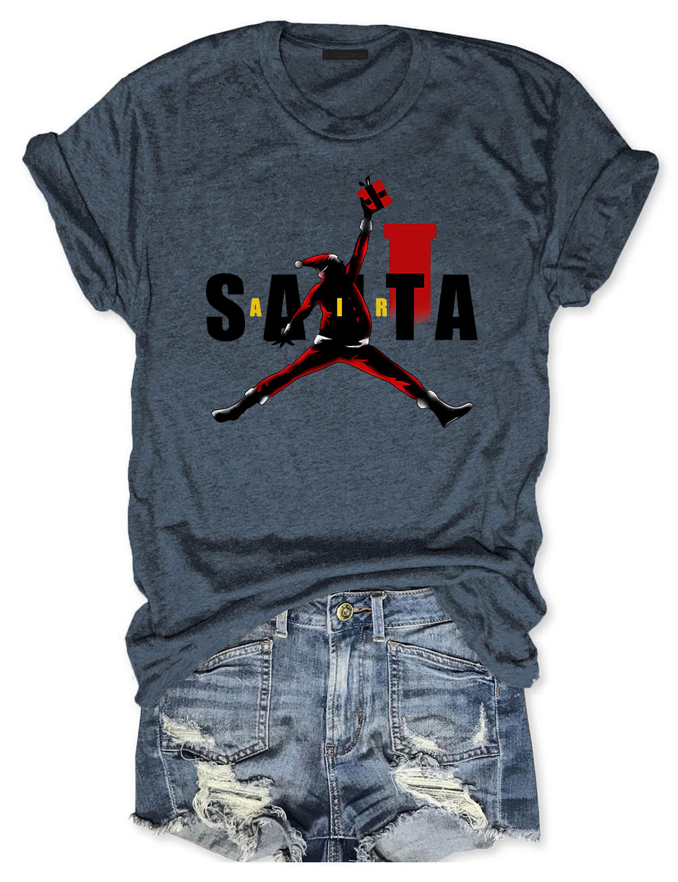 Air Santa Christmas Basketball T-shirt