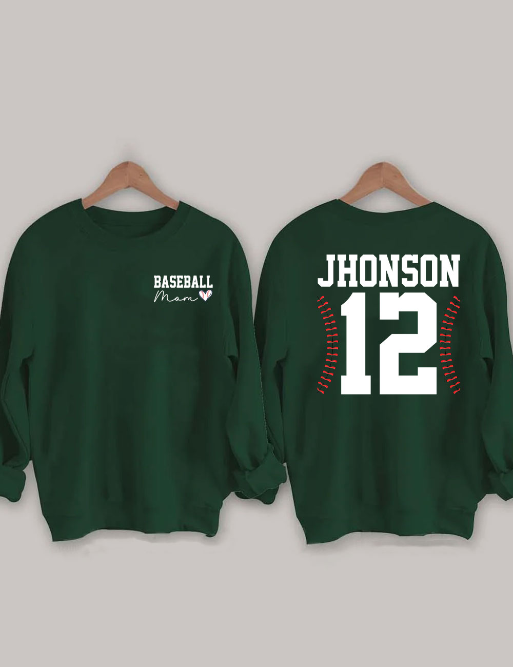 Custom Baseball Mom Sweatshirt