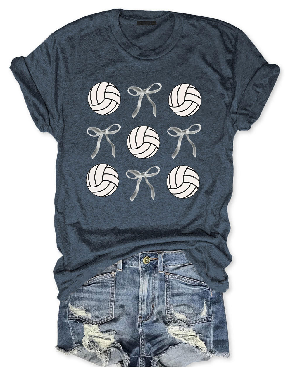 Volleyball Bows T-shirt