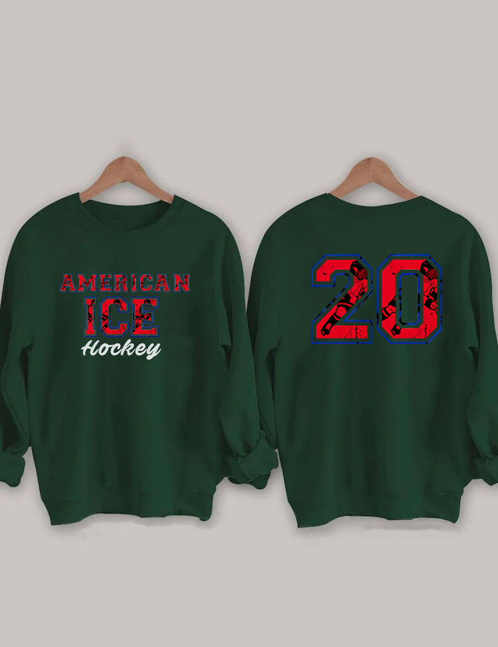 American Ice Hockey Custom Sweatshirt
