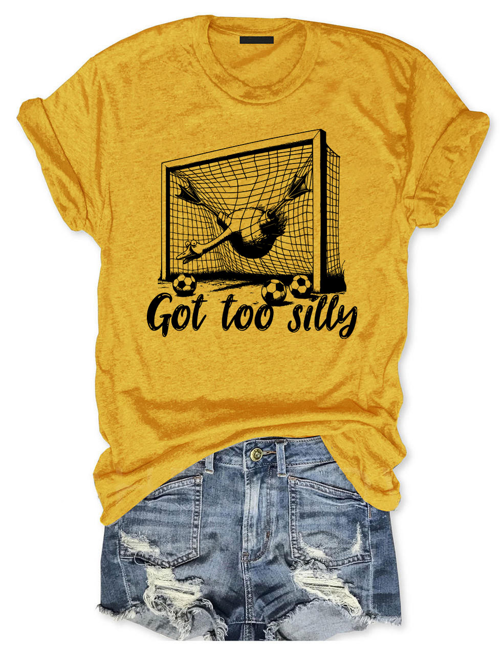 Got Too Silly Goose Funny Soccer T-shirt