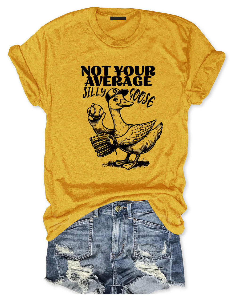 Not Your Average Silly Goose Funny Tennis T-shirt