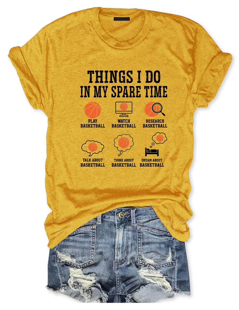 Basketball Things I Do In My Spare Time T-shirt