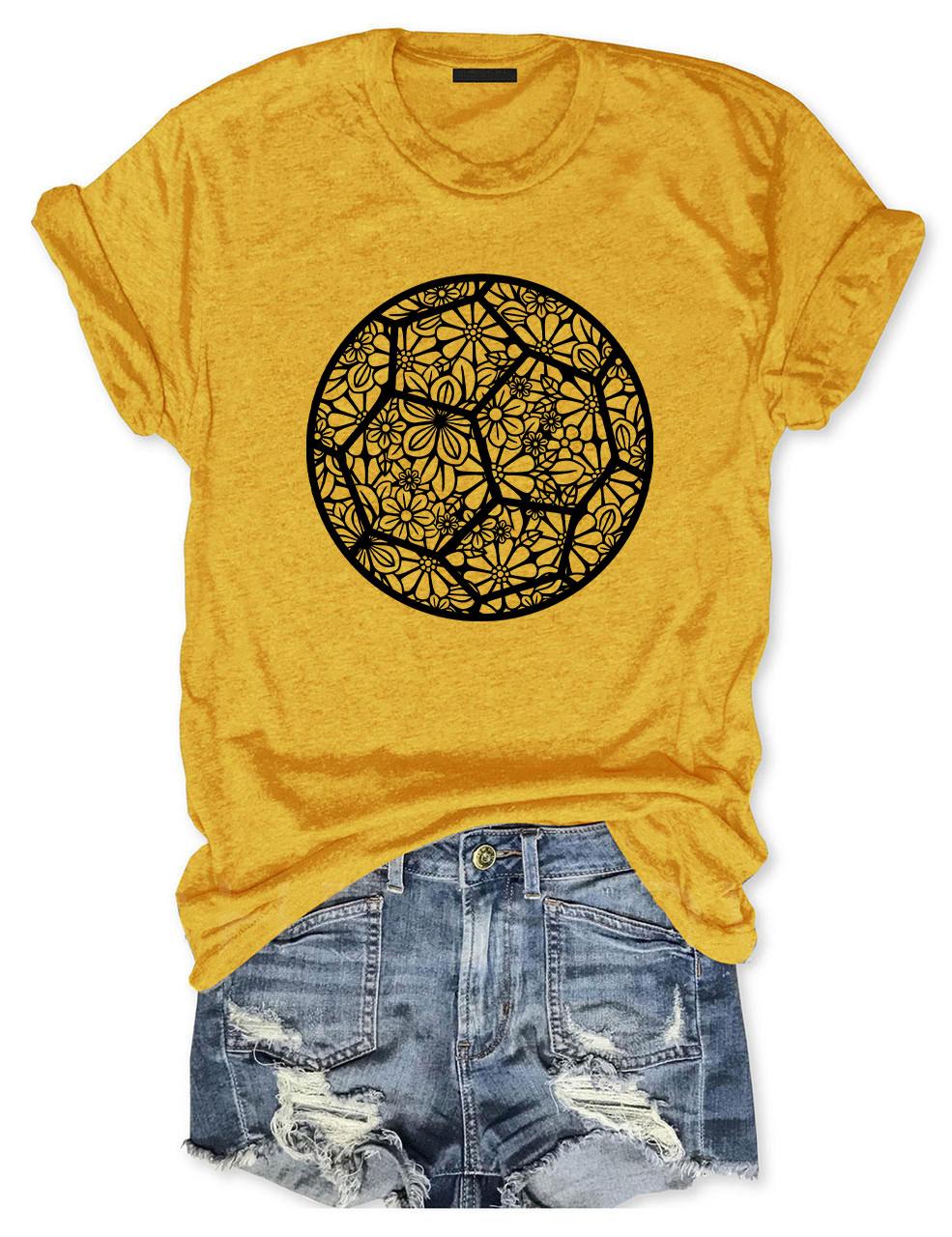 Floral Soccer T-shirt