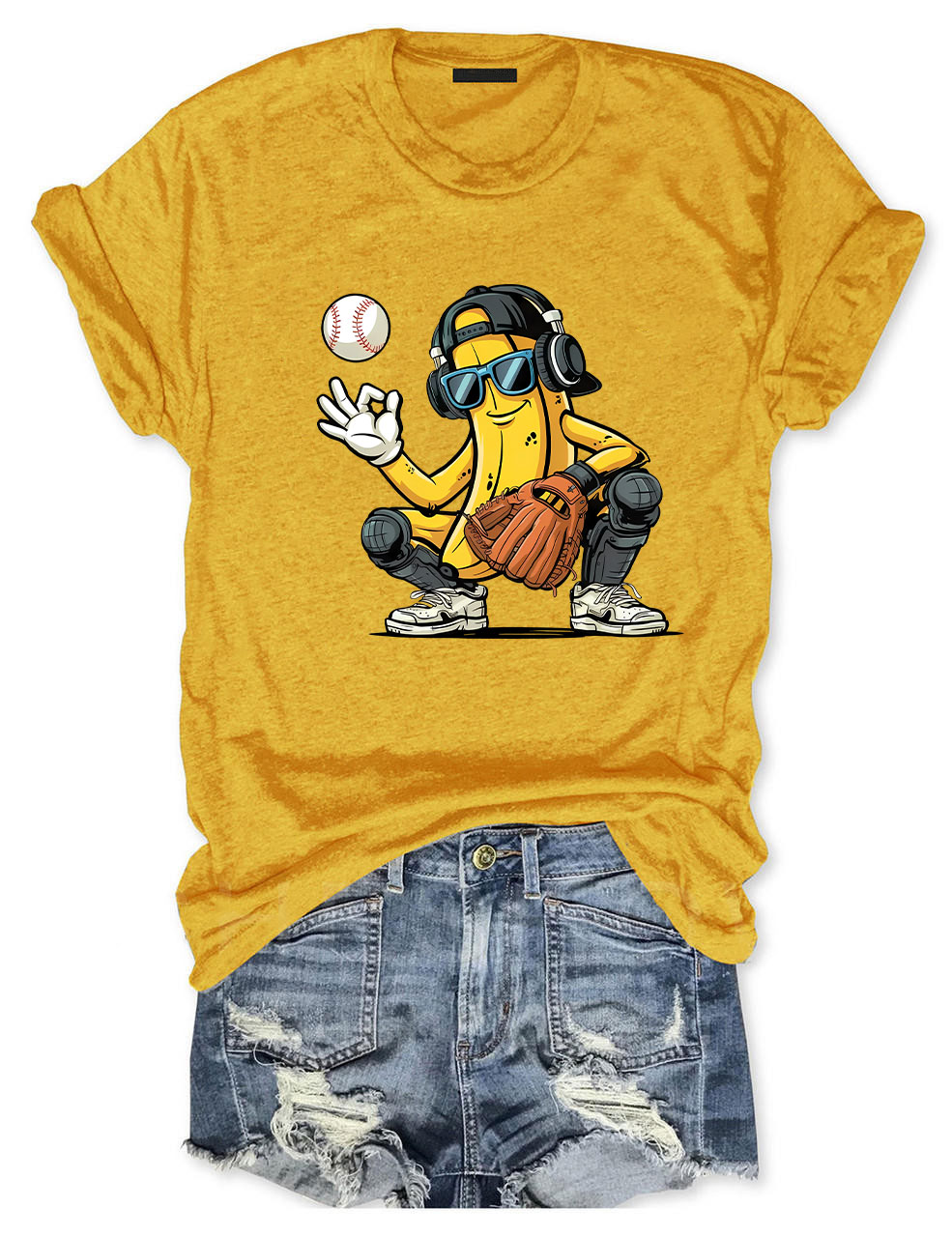 Funny Banana Baseball T-Shirt