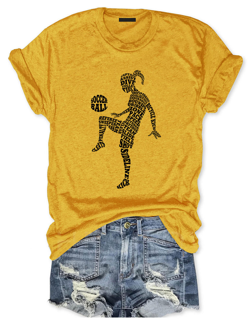 Soccer Player Girls' T-Shirt