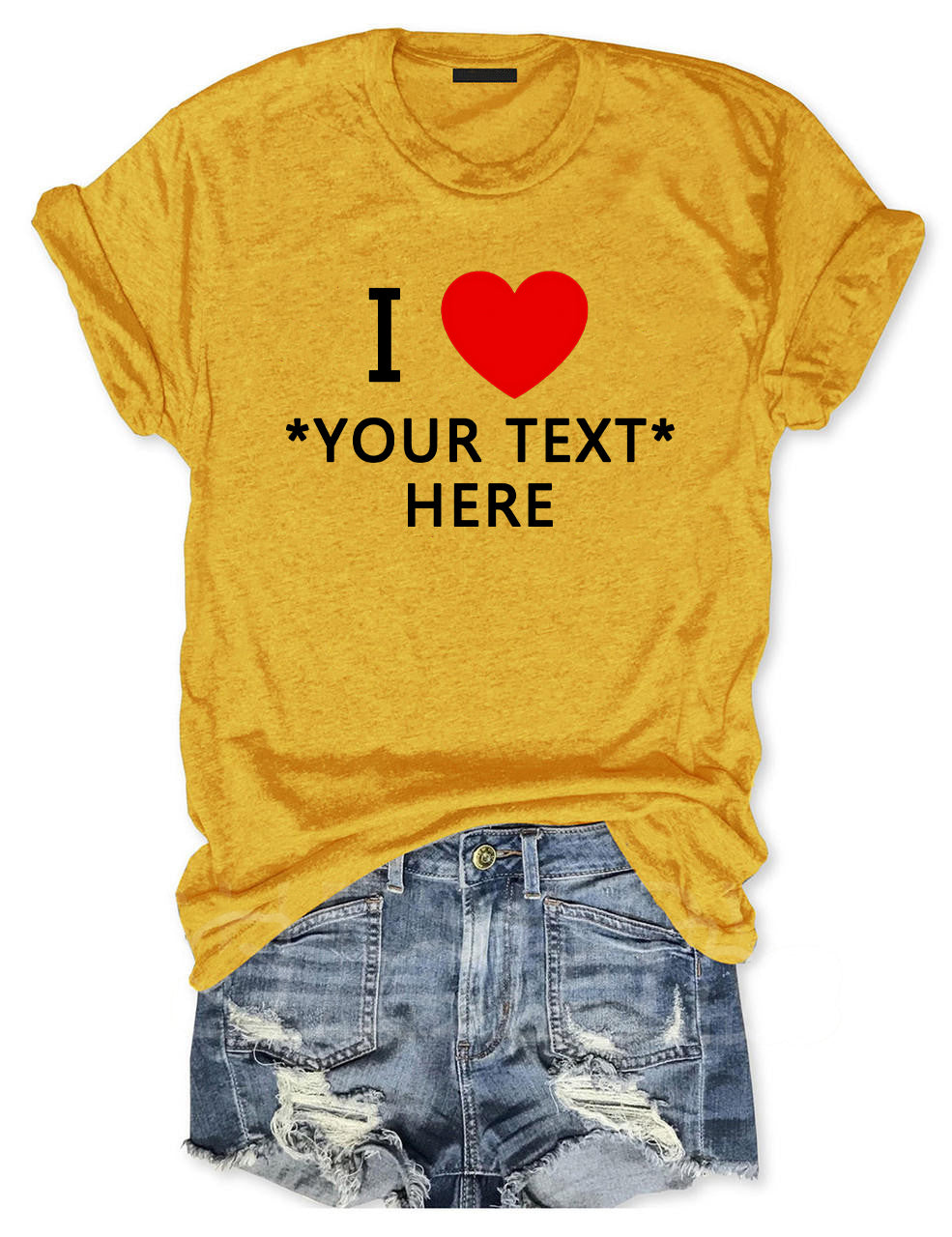 Custom I Heart T-shirt