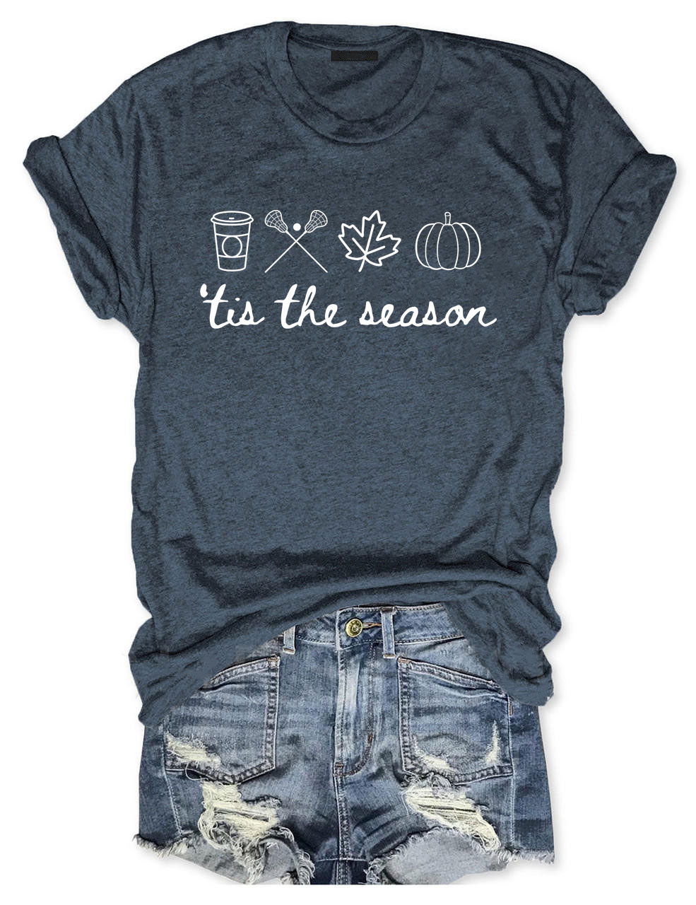 Tis' The Season Lacrosse Funny T-shirt