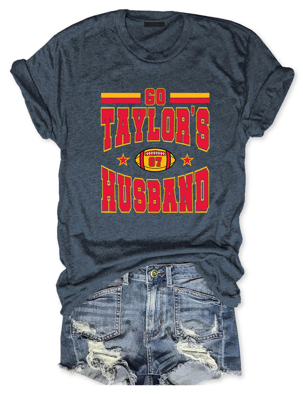 Go Taylor's Husband  Kansas City Football T-Shirt