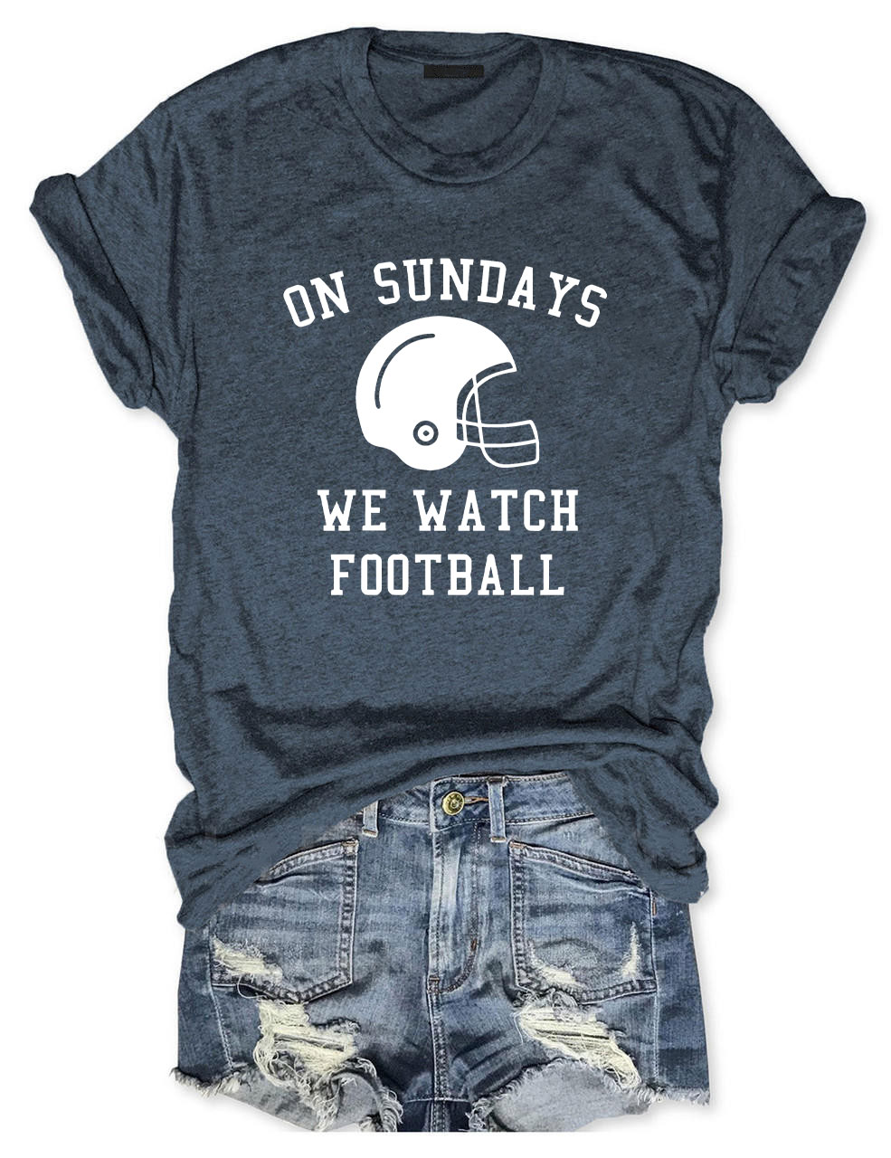 On Sundays We Watch Football T-Shirt