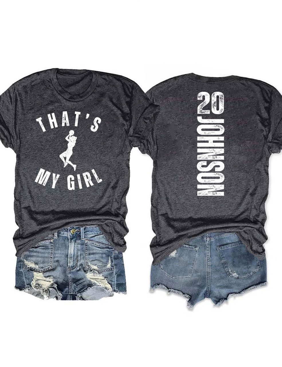 Custom That's My Girl Basketball Mom T-shirt