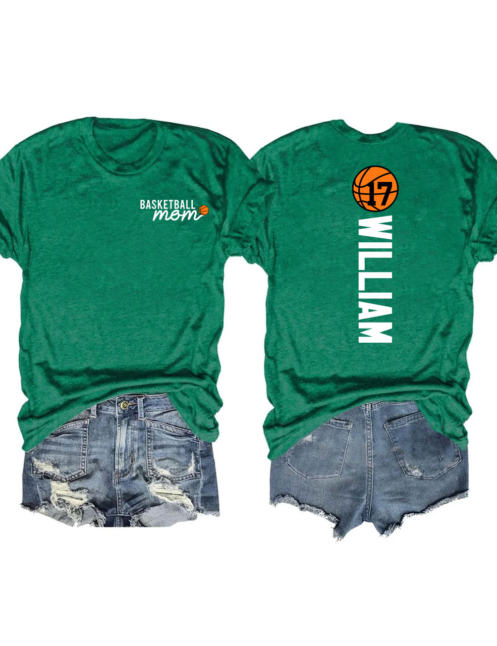 Custom Basketball Mom T-shirt