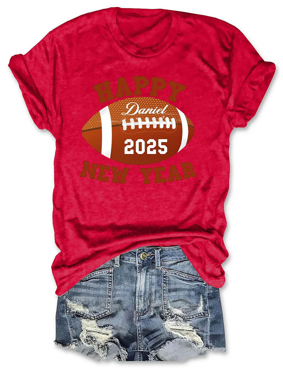 New Year Football T-shirt