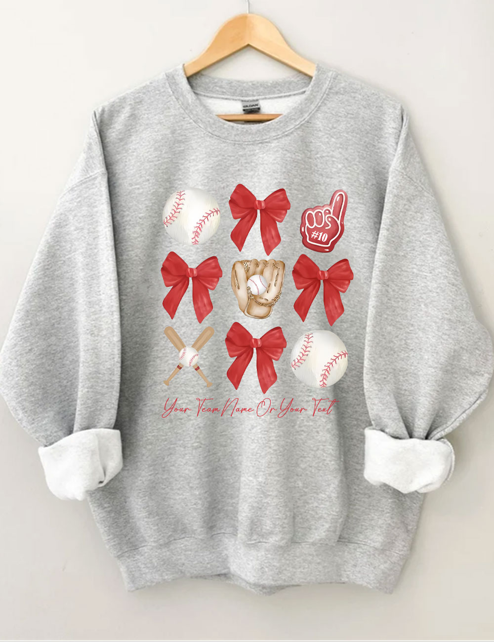 Custom Retro Baseball Sweatshirt