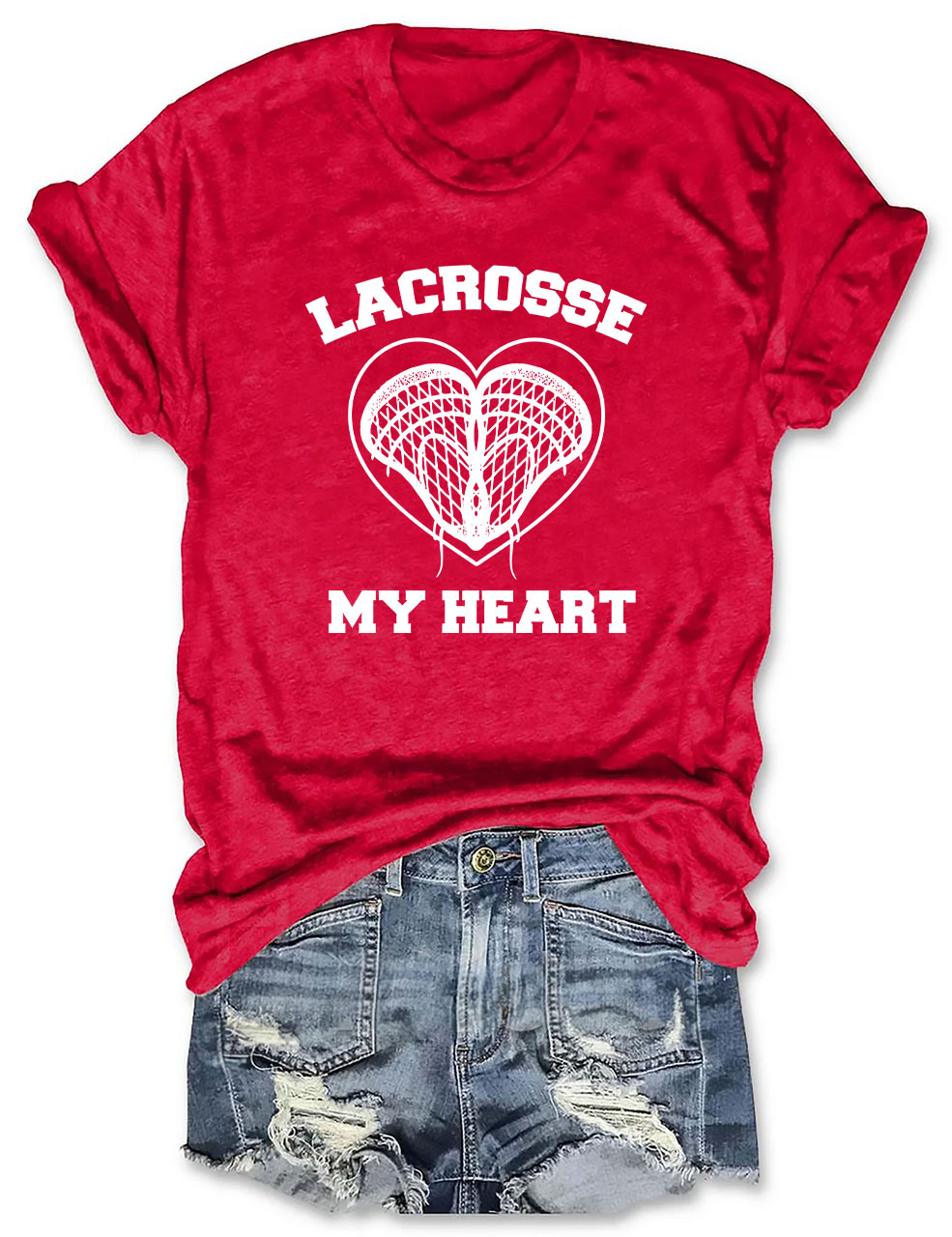 Lacrosse My Heart T-shirt