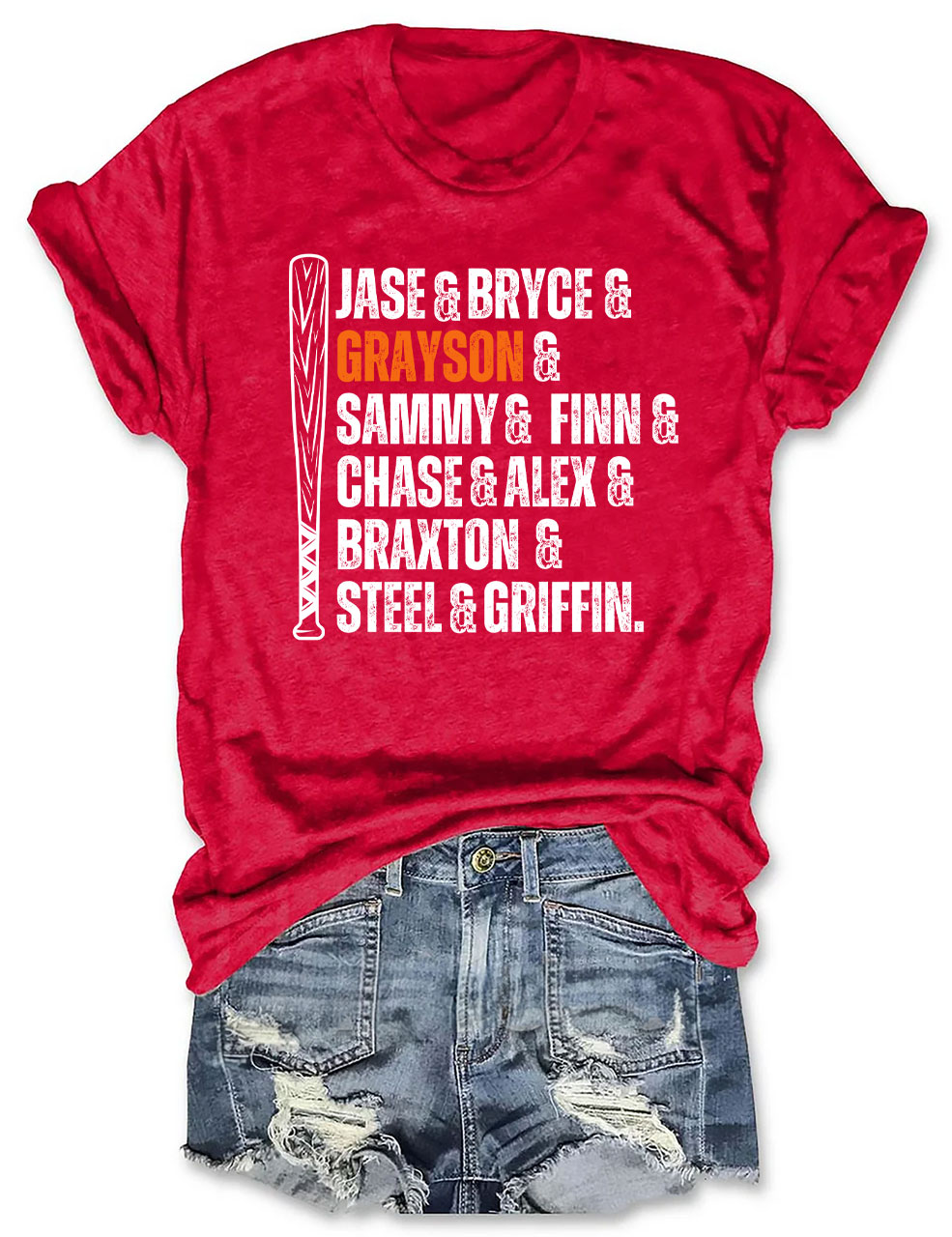 Custom Baseball Team Names  T-Shirt